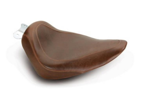 Mustang - Mustang Wide Tripper Solo Seat - Smooth - Brown - 76814