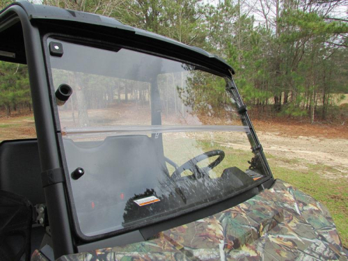 Seizmik - Seizmik Versa-Fold Hard-Coated Polycarbonate Windshield - 25003