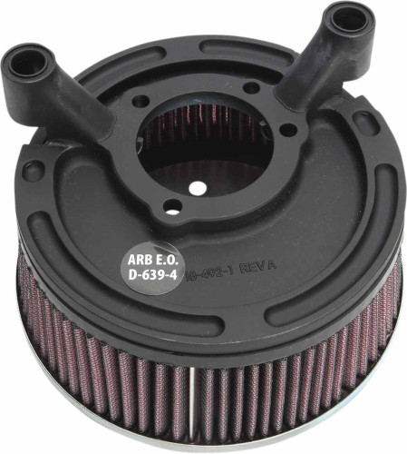 Arlen Ness - Arlen Ness Big Sucker Stage I Air Filter Kit for OEM Cover - Black - 18-447