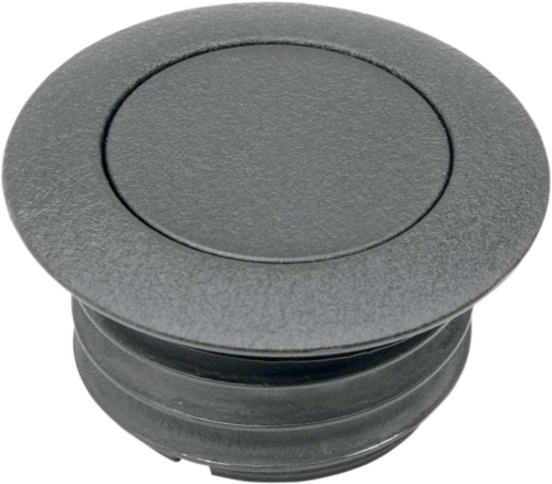 Drag Specialties - Drag Specialties Pop-Up Gas Cap - Vented - Black Wrinkle - 03-328B-A