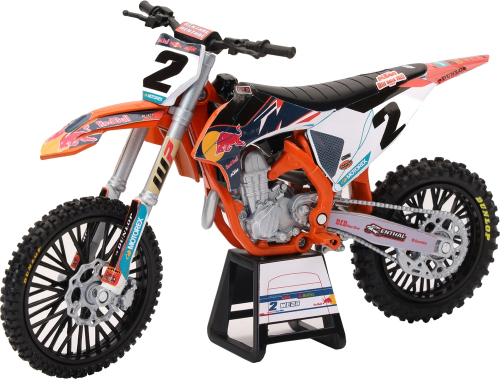New Ray Toys - New Ray Toys 1:12 Scale KTM 450SX-F Red Bull KTM Cooper Webb #2 - 58353