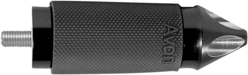 Avon Grips - Avon Grips Custom Contour Spike Shifter/Brake Peg - Black - SP-CC-86-ANO-SP