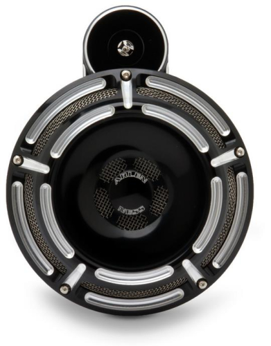 Arlen Ness - Arlen Ness Horn Cover - Slot Track - Black - 70-202