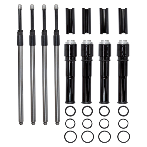 S&S Cycle - S&S Cycle Quickee Pushrod and Cover Kit - Black - 930-0143
