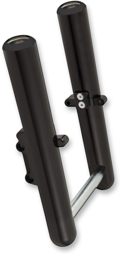 Arlen Ness - Arlen Ness Hot Legs Single Disc Fork Leg Set - Smooth - Black - 06-523
