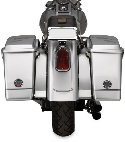 Cycle Visions - Cycle Visions Bagger-Tail Filler Panels for Hard Bags - Raw - CV-7220