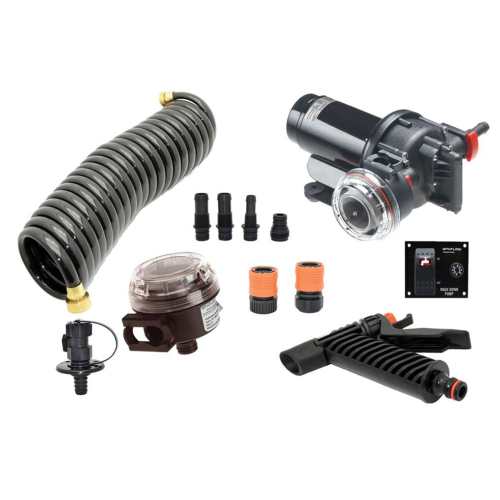 Johnson Pump - Johnson Pump Aqua Jet WD 3.5 GPM, 12V Pump Kit