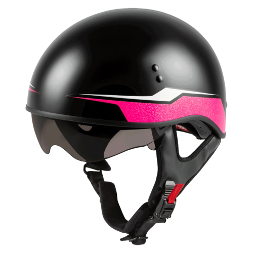 G-Max - G-Max HH-65 Naked Source Helmet - H1659173 - Black/Pink - X-Small