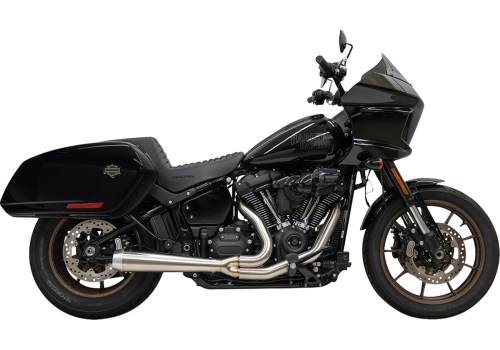Bassani Manufacturing - Bassani Manufacturing 2-into-1 Road Rage III Exhaust System - 49-State - Stainless - 1S81SSE