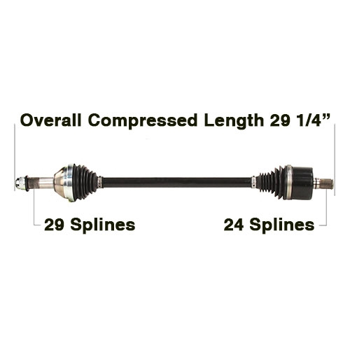 TYTANEUM - TYTANEUM Heavy Duty CV Axle - CAN-6093HD