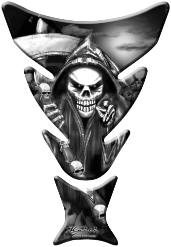 Keiti - Keiti Tank Protector - Black/White - Reaper 4 - KT7300