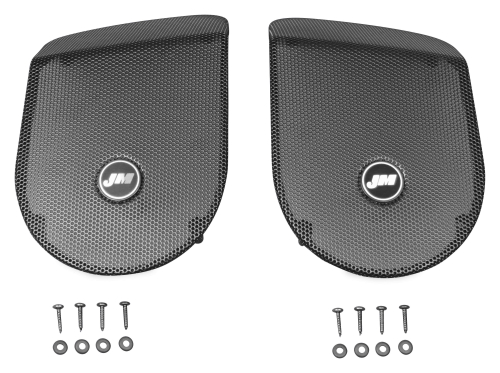 J&M - J&M Saddlebag Lid Speaker Grill Set - HGRL-SD14