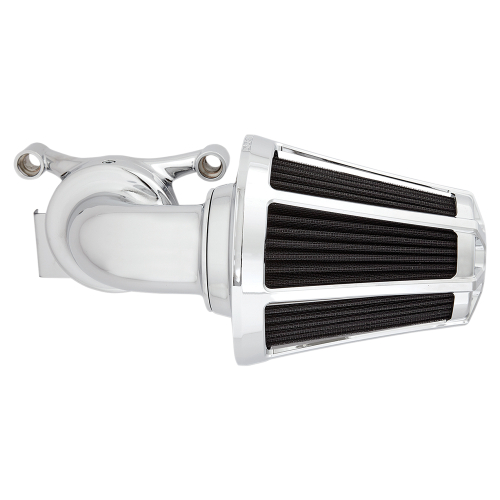 Arlen Ness - Arlen Ness Monster Sucker Air Cleaner Kit with Cover - Beveled - Chrome - 81-023
