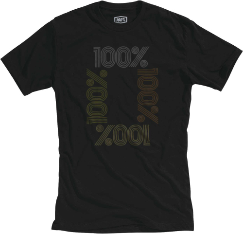 100% - 100% Encrypted T-Shirt - 32119-001-10 - Black - Small