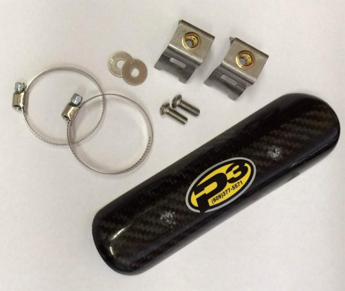 P3 - P3 Header Heat Shield - Carbon Fiber - 209070