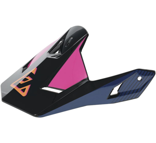 Answer - Answer Visor for AR1 Vendetta Youth Helmets - Dark Blue/Rhodamine/Orange - 447793