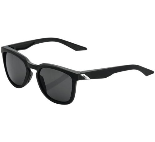 100% - 100% Hudson Sunglasses - 60027-00003 - Soft Tact Black / Smoke Lens - OSFM