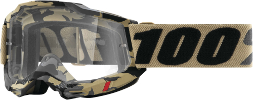 100% - 100% Accuri 2 Tarmac Goggles - 50221-101-07 - Tarmac / Clear Lens - OSFA