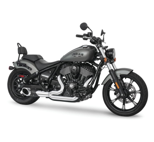 Freedom Performance - Freedom Performance Turnout 2-into-1 Exhaust System for Chief - Combo Chrome/Chrome Tip - IN00386
