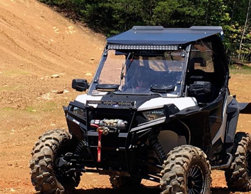 Seizmik - Seizmik Vented Windshield - Hard-Coated - 25035