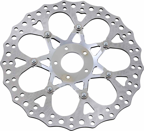 Arlen Ness - Arlen Ness 14in. Two-Piece Floating Front Brake Rotor - Procross Chrome - 33-10102-203