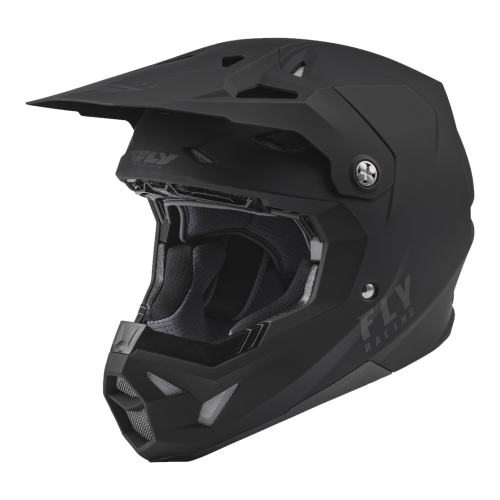 Fly Racing - Fly Racing Visor for Formula CP Helmets - XL/2XL - Solid Matte Black - 73-87300L