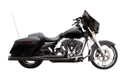 S&S Cycle - S&S Cycle Sidewinder 2-into-1 Exhaust System -  Guardian Black - 550-0772B