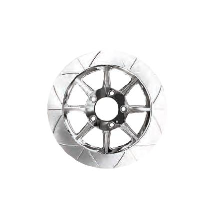 Lyndall Racing Brakes - Lyndall Racing Brakes Fly Cut Front High Carbon Steel Phoenix Rotor - 11.5in. - Chrome - 815-0204