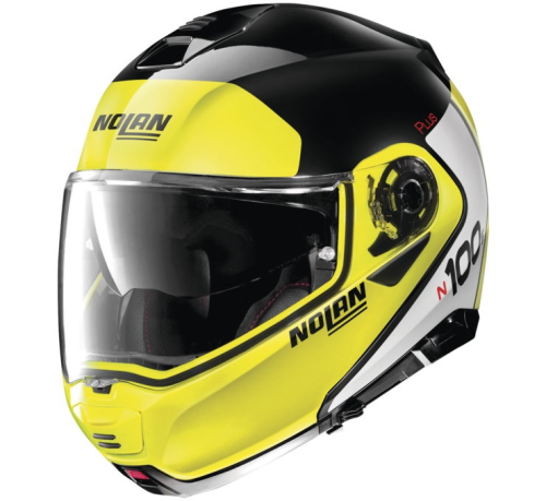 Nolan - Nolan N100-5 Plus Overland Helmet - N1P5276150281 - Gloss Black/Yellow - Large
