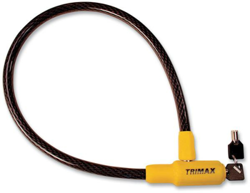 Trimax - Trimax Trimaflex Max Security Braided Cable with Keyed Cable Lock - 32in. x 15mm - TQ1532