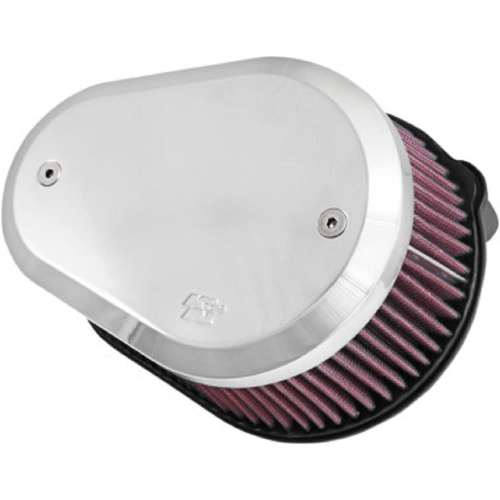 K&N Engineering - K&N Engineering Street Metal Air Intake System - Flare - Large Capacity 3 1/8in. - Mirror - RK-3947X