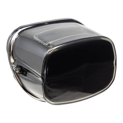 Letric Lighting Co. - Letric Lighting Co. LED Replacement Taillight - Black/Smoke - LLC-SQTL-CB