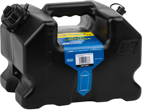 Fire Power - Fire Power LCS Utility Container - 2.5gal - Black - 300-01901