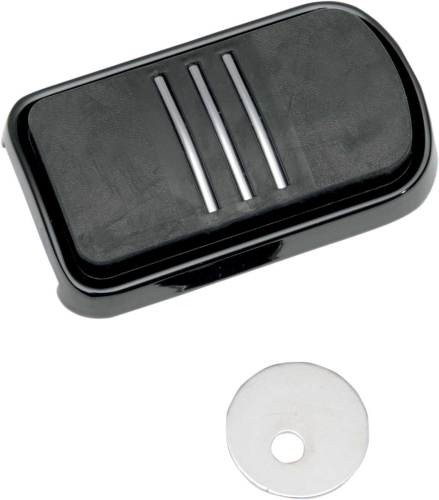 Drag Specialties - Drag Specialties Streamline Brake Pedal Pad - Black - B35-0221B