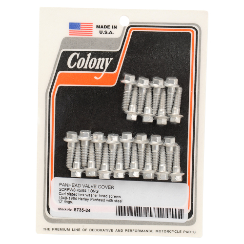 Colony - Colony Valve Cover Screws - Cadmium - 8735-24
