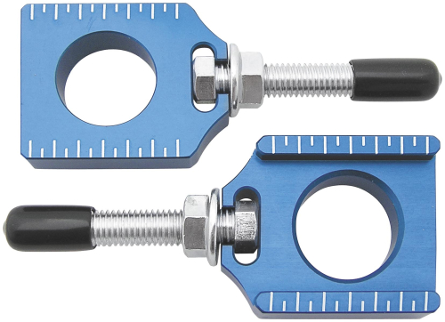 Bolt MC Hardware - Bolt MC Hardware Chain Adjuster Block - Blue - 2009-CHAD-YZ.BL