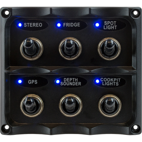 Sea-Dog - Sea-Dog Water Resistant Toggle Switch Panel