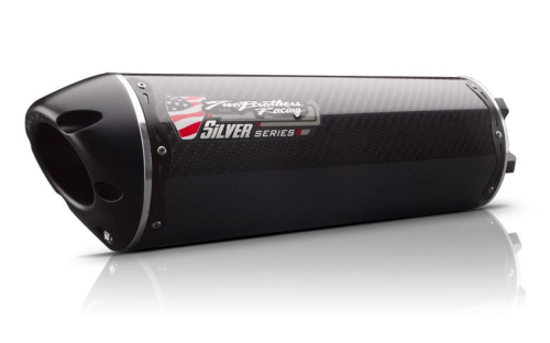 Two Brothers Racing - Two Brothers Racing M-2 Silver Series V.A.L.E. Full System - Carbon Fiber - 005-3040105V-S