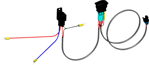 KFI Products - KFI Products Replacement Wire Harness for Hydraulic Angle Kit - 105940