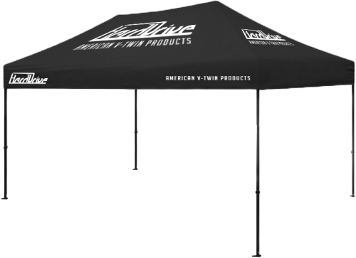 HardDrive - HardDrive Canopy - 10X20 - Black/White with Logo - HYG-011-HD