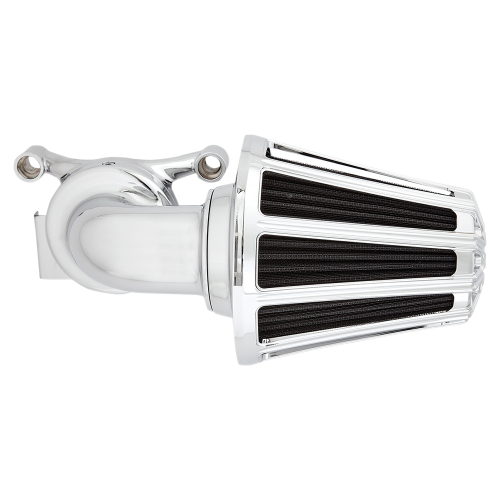 Arlen Ness - Arlen Ness Monster Sucker Air Cleaner Kit with Cover - 10-Gauge - Chrome - 81-027