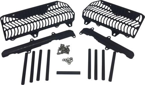 Unabiker - Unabiker Radiator Guards - Black - KKX17250F-K