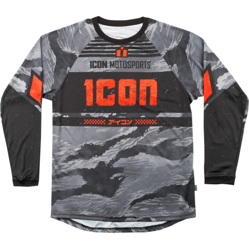 Icon - Icon Tigers Blood Jersey - 2824-0091 - Gray Camo - Small