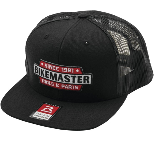 BikeMaster - BikeMaster Patch Baseball Cap - 803912 - Black - OSFM