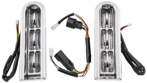 Namz - Namz Saddlebag Filler Support Lights - Chrome - LLC-SBF-C