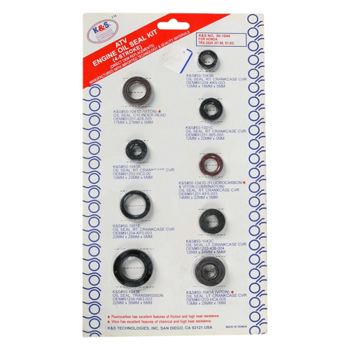 K&S Technologies - K&S Technologies Engine Oil Seal Kit - 50-1044