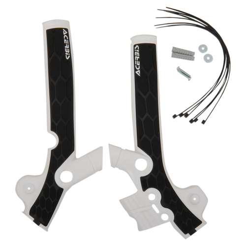 Acerbis - Acerbis X-Grip Frame Guards - White/Black - 2449521035