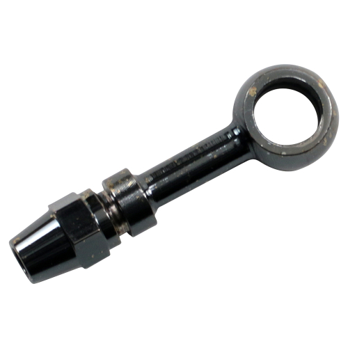 Russell - Russell Pro System II Renegade Black Steel Straight Banjo Fitting - 7/16in. - R43463B