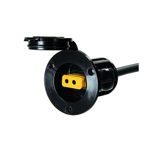 Cannon - Cannon Flush Mount Power Port - Black