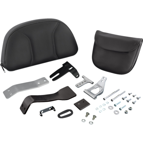 Show Chrome - Show Chrome Grande Backrest - Driver - Black - 41-168AG